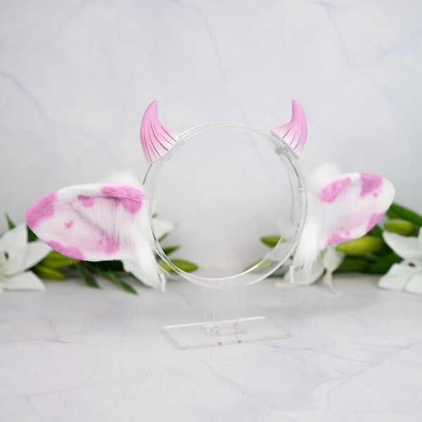 Classic cow ears -Pink