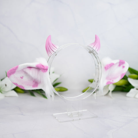 Classic cow ears -Pink