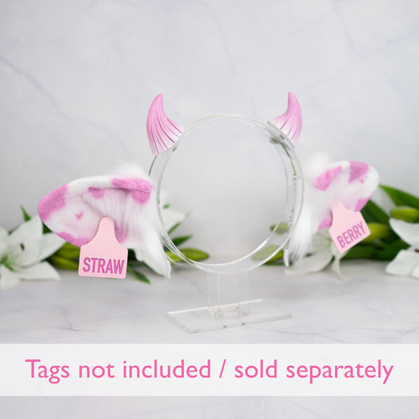 Classic cow ears -Pink