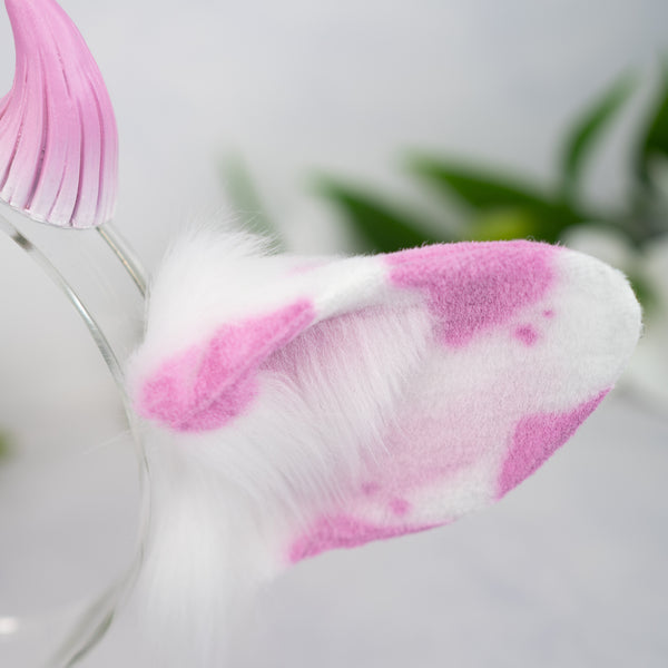Classic cow ears -Pink