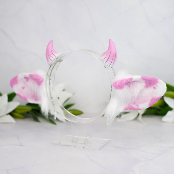 Classic cow ears -Pink