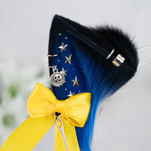 Coraline inspired cat ears