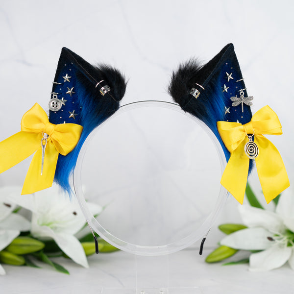 Coraline inspired cat ears