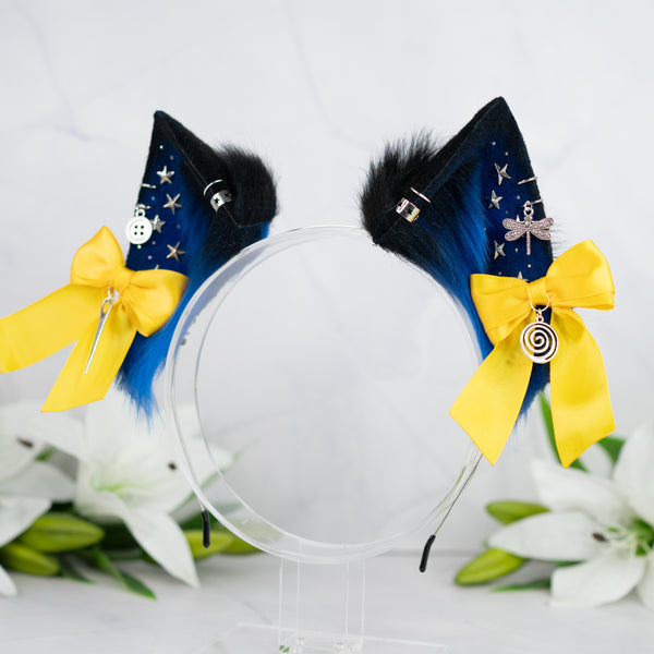 Coraline inspired cat ears