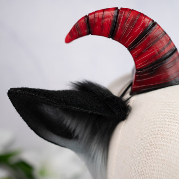 Cult of the lamb inspired goat ears and horns