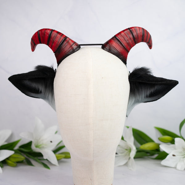Cult of the lamb inspired goat ears and horns