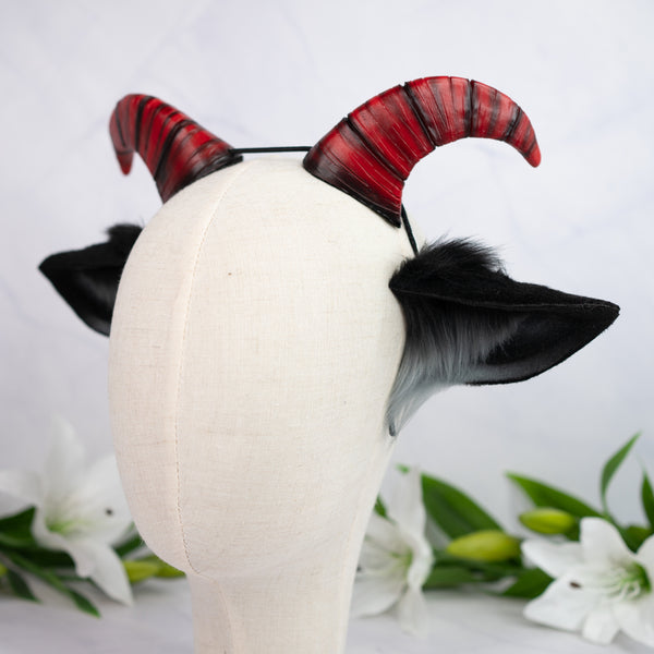Cult of the lamb inspired goat ears and horns