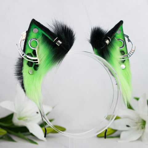 Cypurr cat ears (UV green)