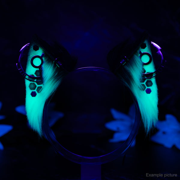 Cypurr cat ears (UV green)