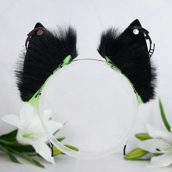 Cypurr cat ears (UV green)