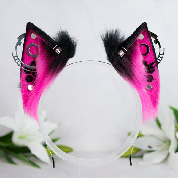 Cypurr cat ears (UV pink)