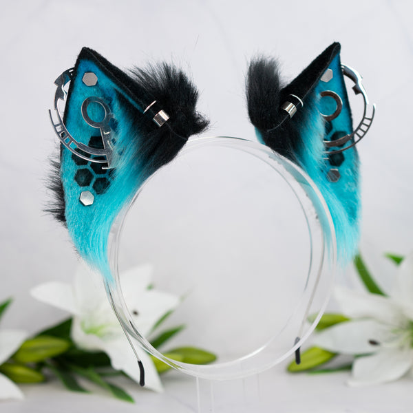 Cypurr cat ears (UV turquoise)