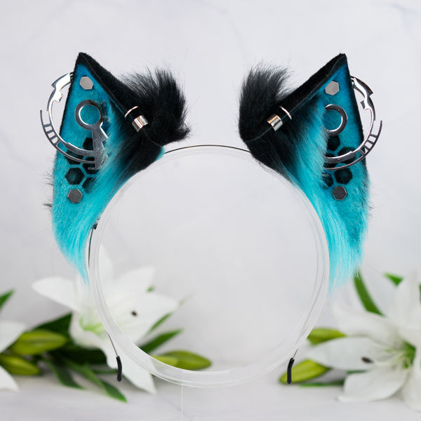 Cypurr cat ears (UV turquoise)