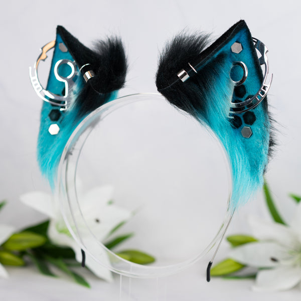 Cypurr cat ears (UV turquoise)