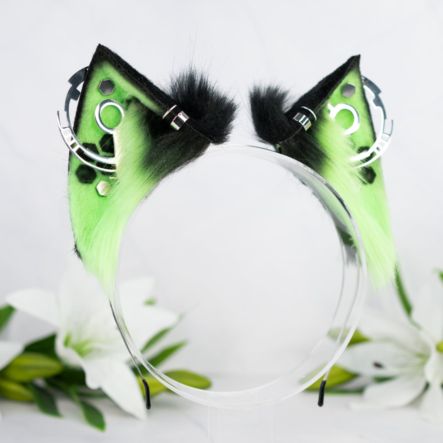 Cypurr cat ears (UV green)