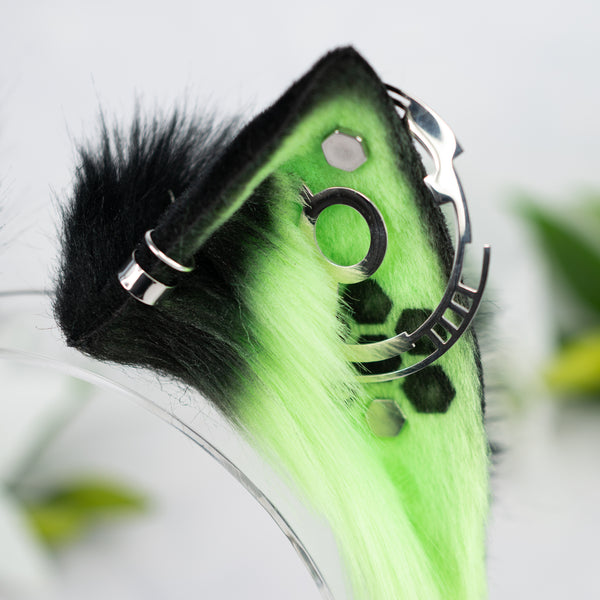 Cypurr cat ears (UV green)