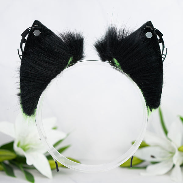 Cypurr cat ears (UV green)