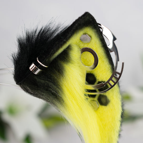 Cypurr cat ears (UV yellow)