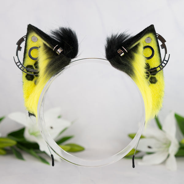 Cypurr cat ears (UV yellow)
