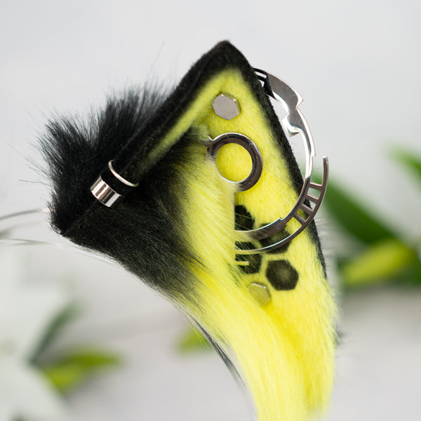 Cypurr cat ears (UV yellow)