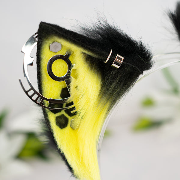 Cypurr cat ears (UV yellow)