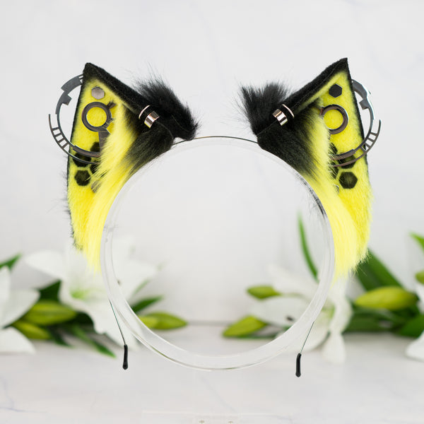 Cypurr cat ears (UV yellow)