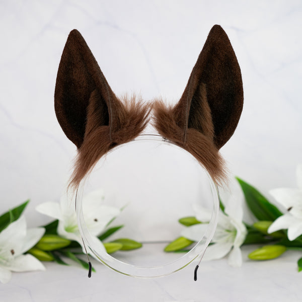 Horse / Pony ears - Dark brown