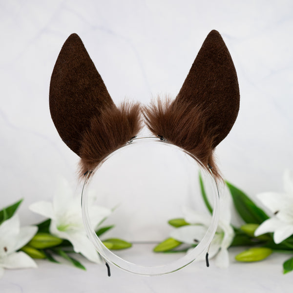 Horse / Pony ears - Dark brown
