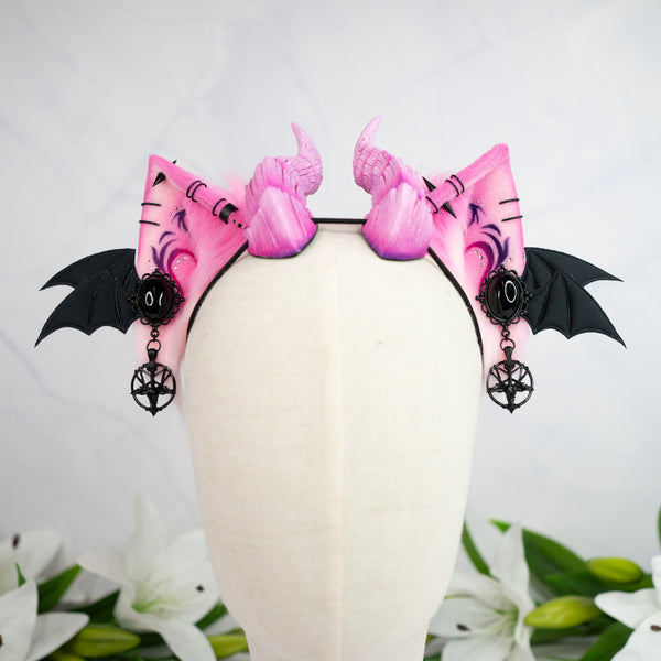 Demon cat ears - Pink