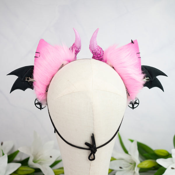 Demon cat ears - Pink