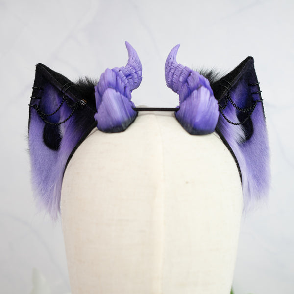 Demon cat ears - Lilac