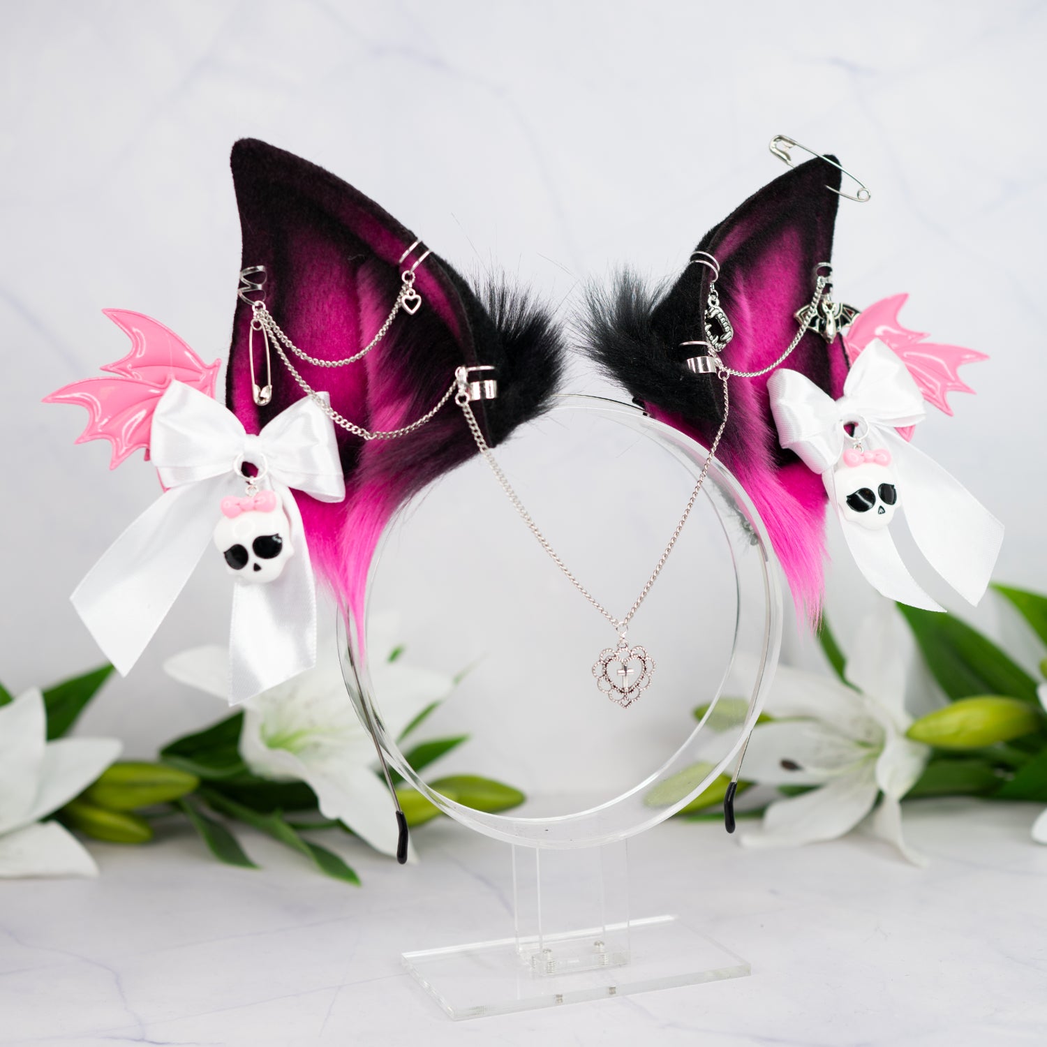 Draculaura inspired bat ears