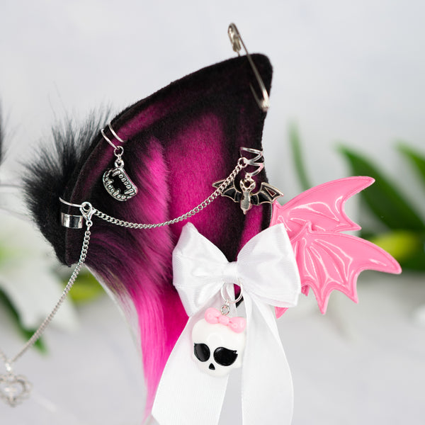 Draculaura inspired bat ears