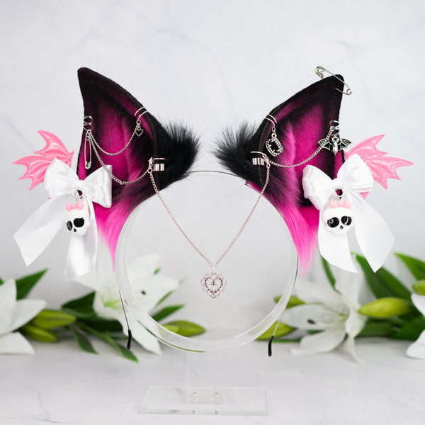 Draculaura inspired bat ears