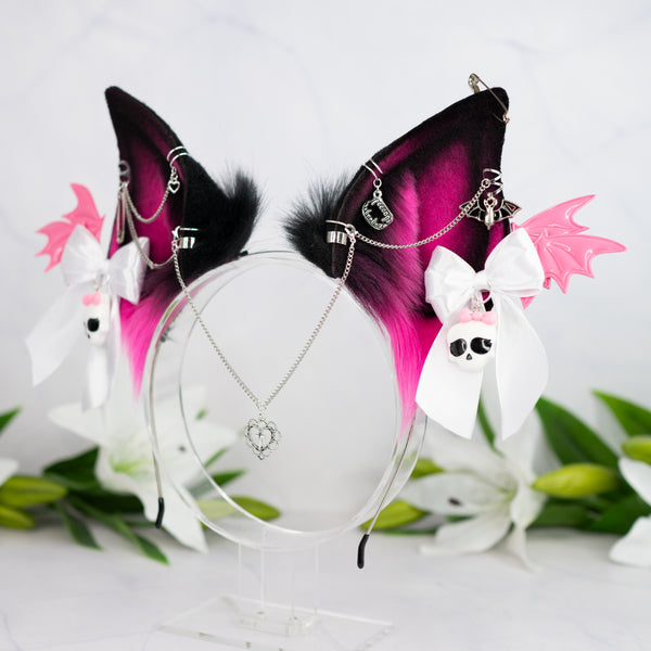 Draculaura inspired bat ears