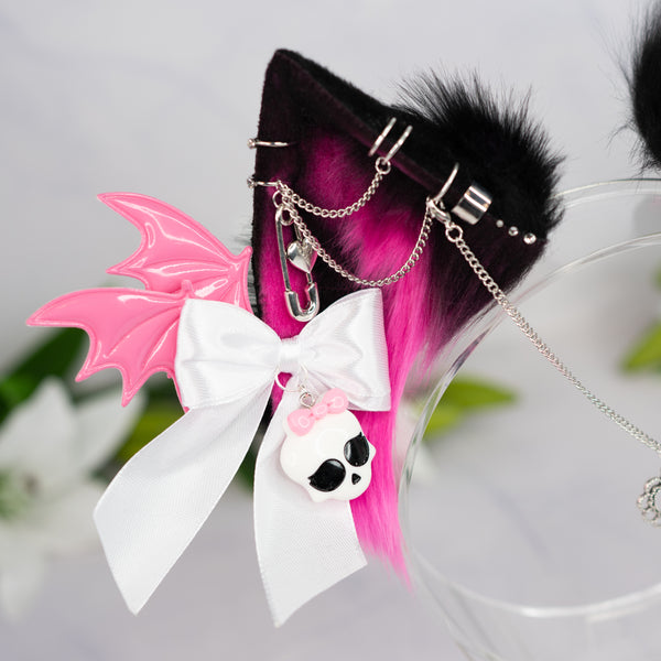 Draculaura inspired cat ears