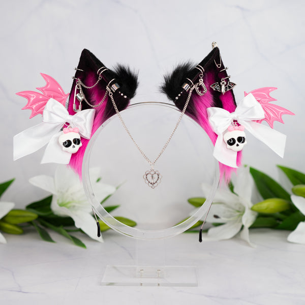 Draculaura inspired cat ears