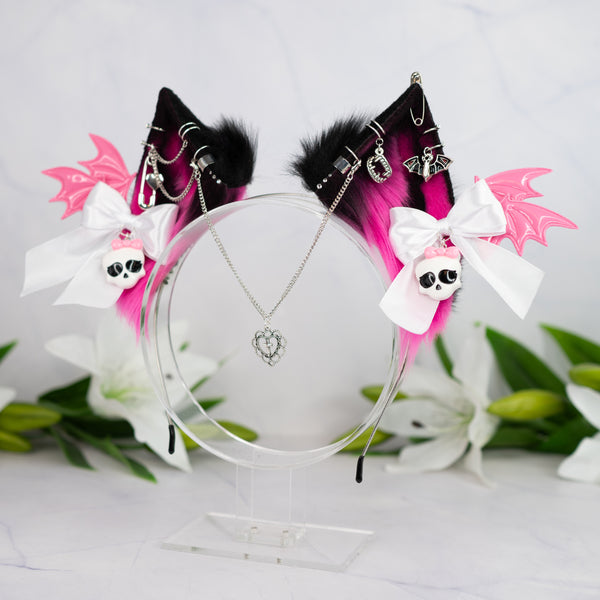 Draculaura inspired cat ears