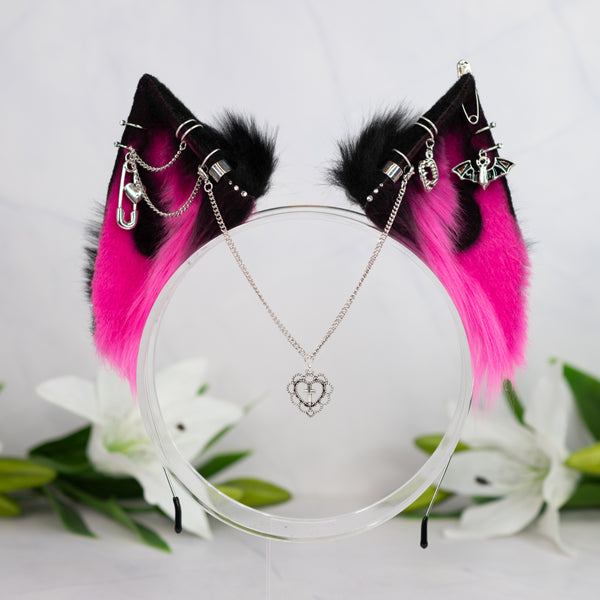 Draculaura inspired cat ears