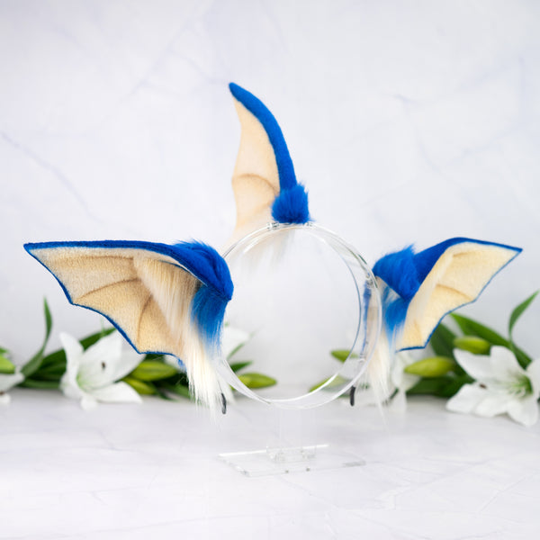 Elemental Fox Ears - Water (Dark blue)