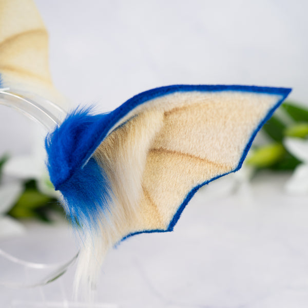 Elemental Fox Ears - Water (Dark blue)