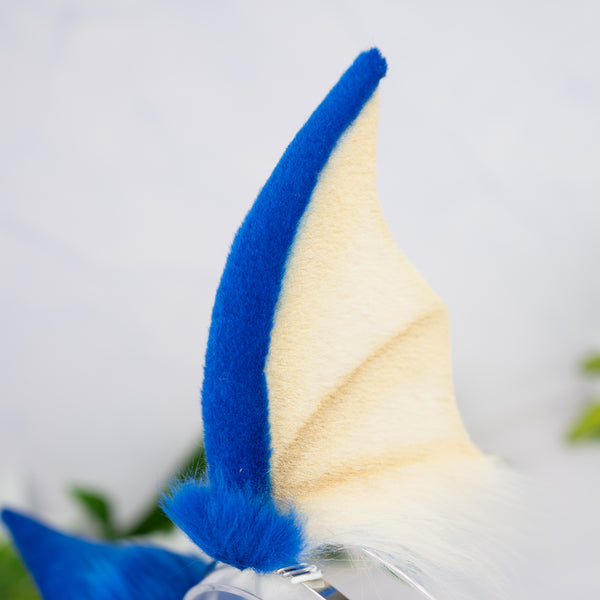 Elemental Fox Ears - Water (Dark blue)