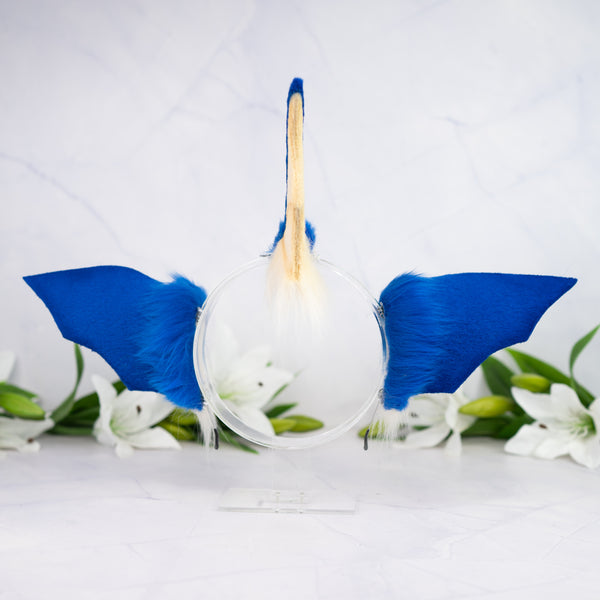 Elemental Fox Ears - Water (Dark blue)
