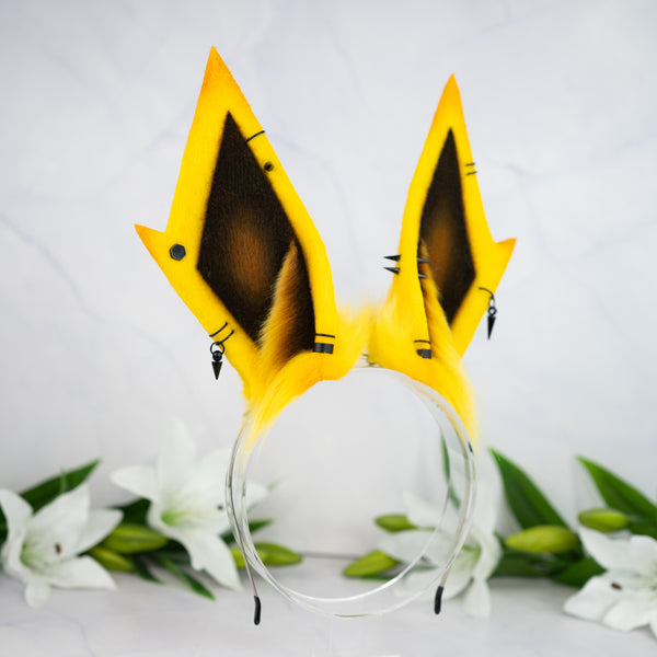 Elemental Fox Ears - Electric (with jewelry)