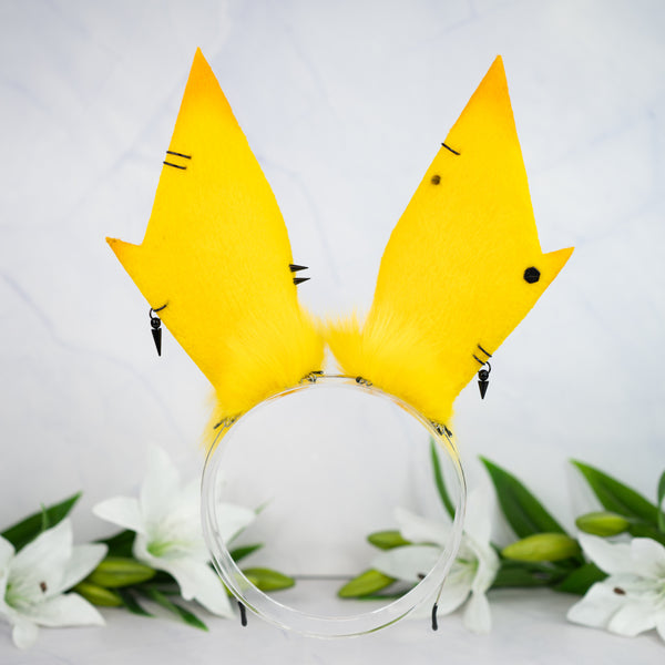 Elemental Fox Ears - Electric (with jewelry)