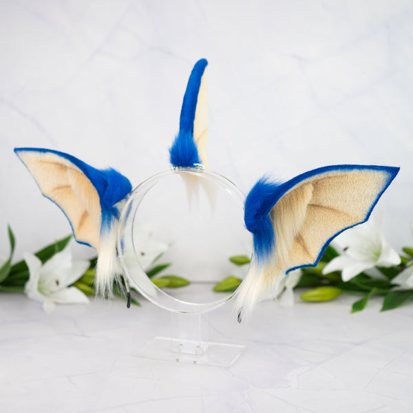 Elemental Fox Ears - Water (Dark blue)