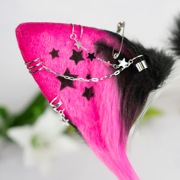 Emo/Scene puppy ears (UV pink)