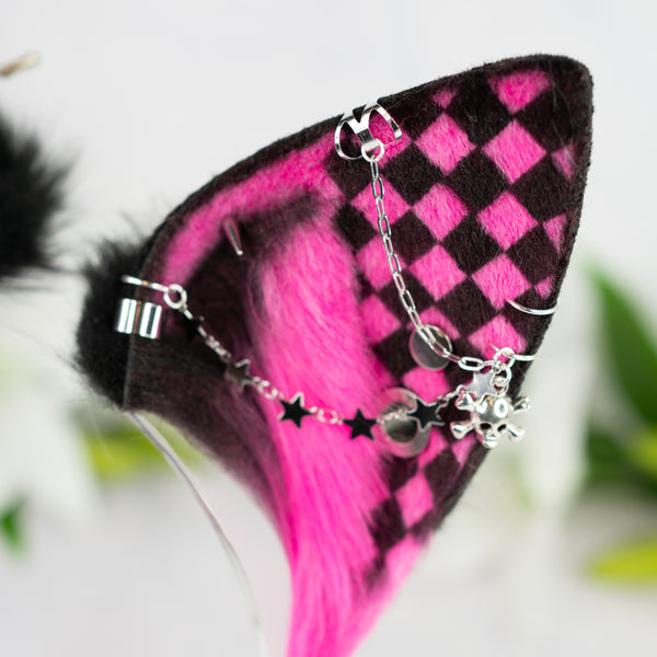 Emo/Scene puppy ears (UV pink)
