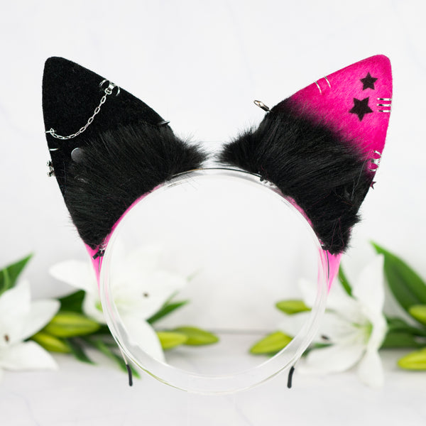 Emo/Scene puppy ears (UV pink)