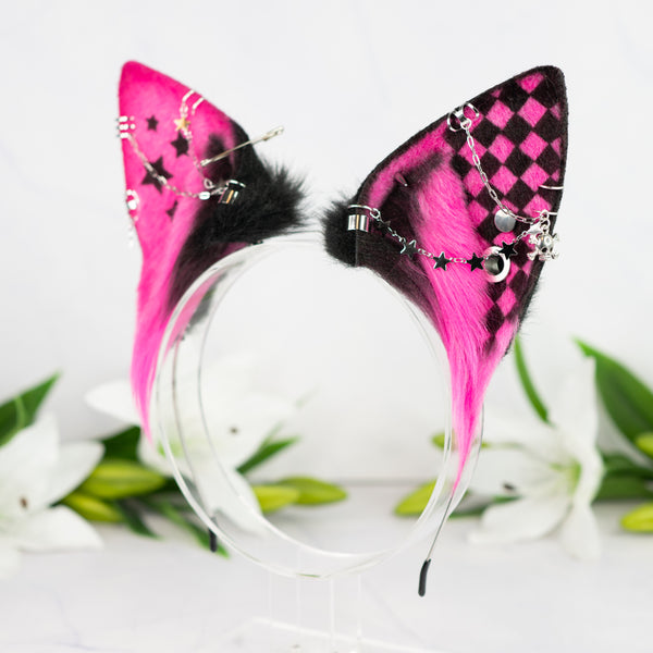 Emo/Scene puppy ears (UV pink)
